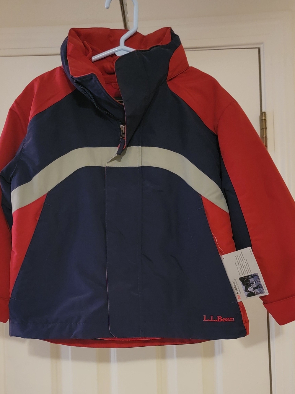 L.L. Bean Kids 3 in 1 Wildcat Ski Jacket with Reflective Triangle